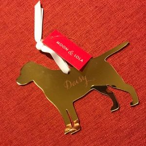 Labrador Retriever ornament NWT mirror Daisy